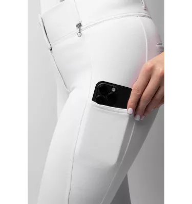 Bryczesy konkursowe Horze Mira białe 34