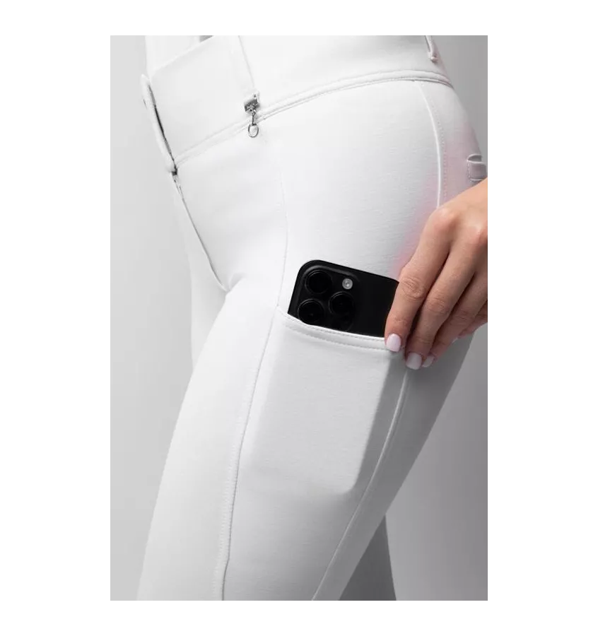 Bryczesy konkursowe Horze Mira białe 34