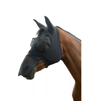 Maska przeciw owadom Elastic z ochroną na nos CZARNY L