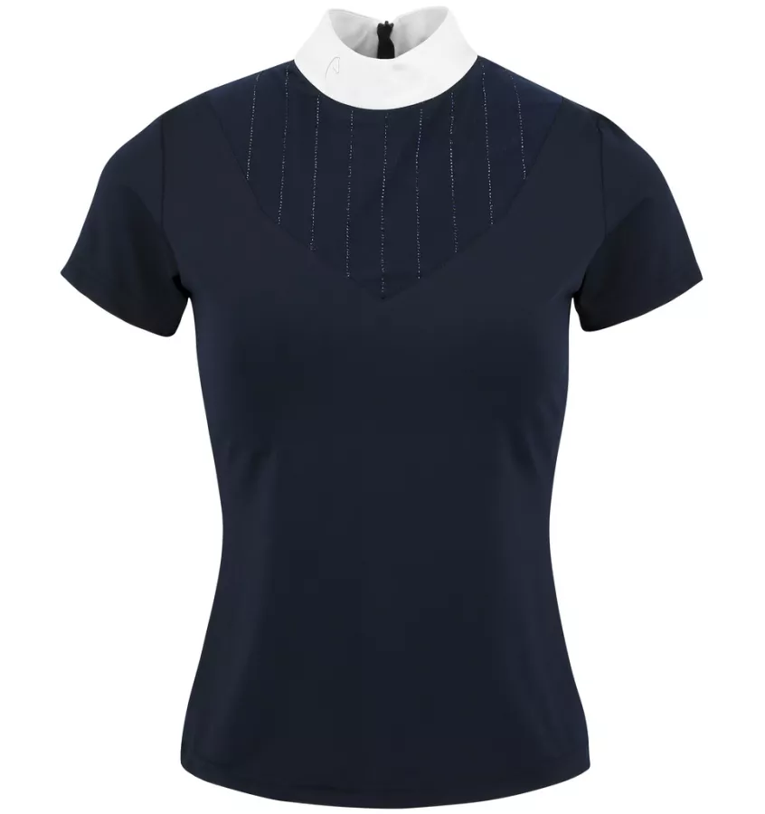 Koszulka konkursowa jeździecka Equitheme Funza czarny L