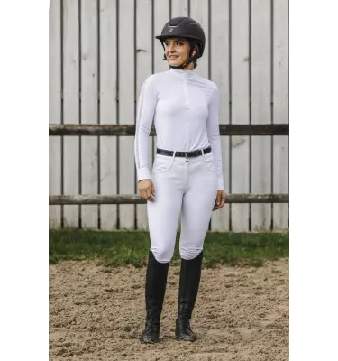 Koszula konkursowa z dlugim rękawem Equitheme Estoril beż L