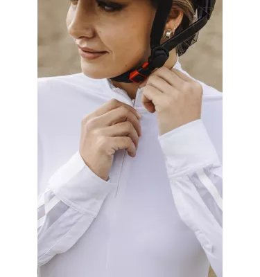 Koszula konkursowa z dlugim rękawem Equitheme Estoril beż L