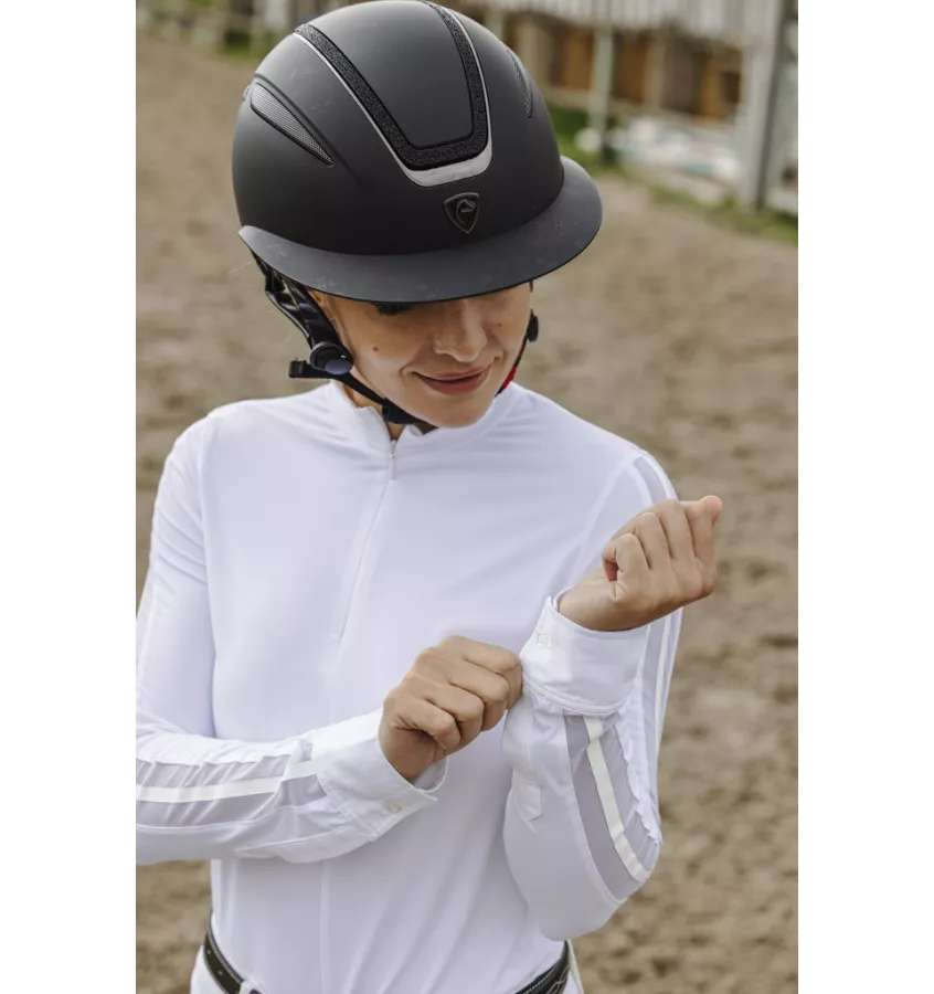 Koszula konkursowa z dlugim rękawem Equitheme Estoril beż L