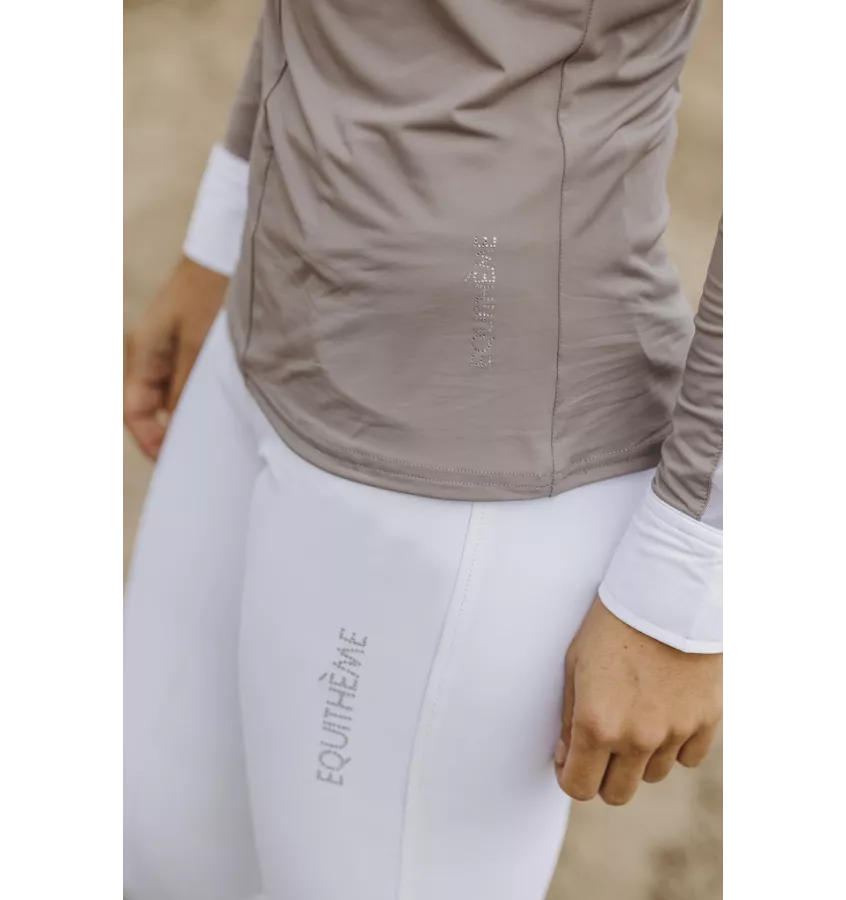 Koszula konkursowa z dlugim rękawem Equitheme Estoril beż L