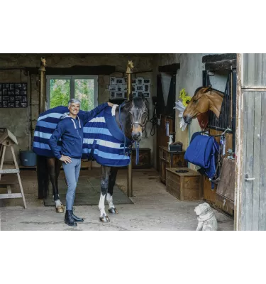 Bluza jeździecka z kapturem męska Herve Equitheme L