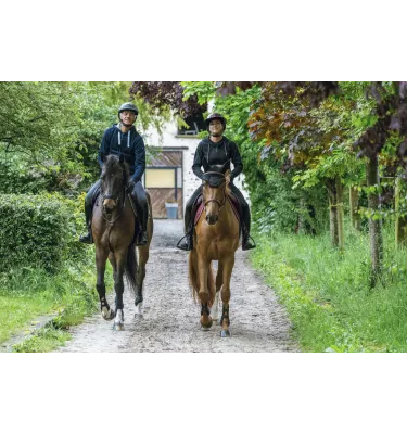 Bluza jeździecka z kapturem męska Herve Equitheme L