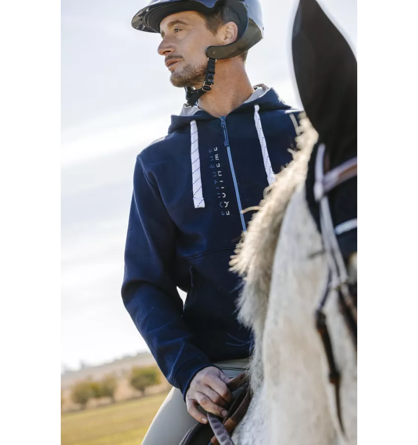 Bluza jeździecka z kapturem męska Herve Equitheme L