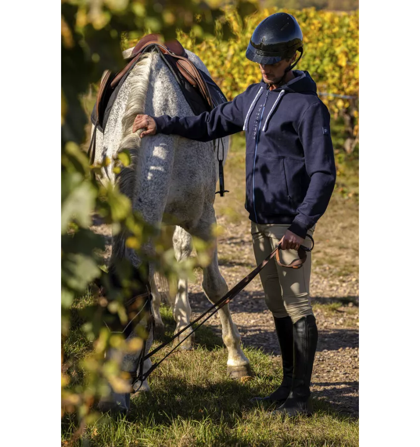 Bluza jeździecka z kapturem męska Herve Equitheme L