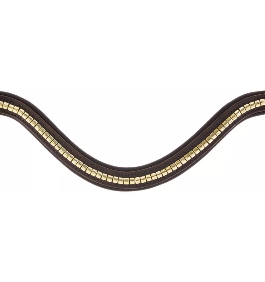 Ogłowie dla konia Clincher brąz cob