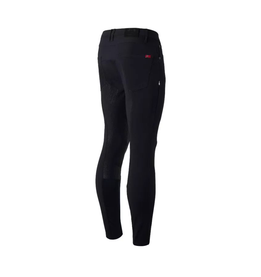 Bryczesy jeździeckie męskie Ethan z pełnym lejem granat 50