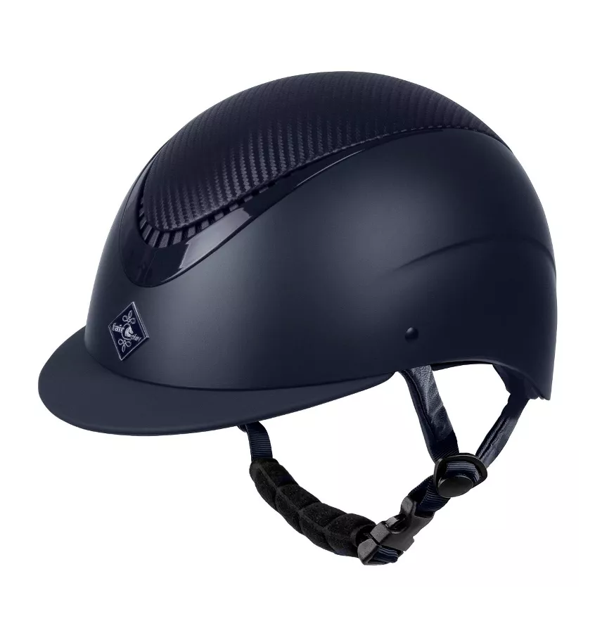 Kask jeździecki Apoleus Carbon granat M