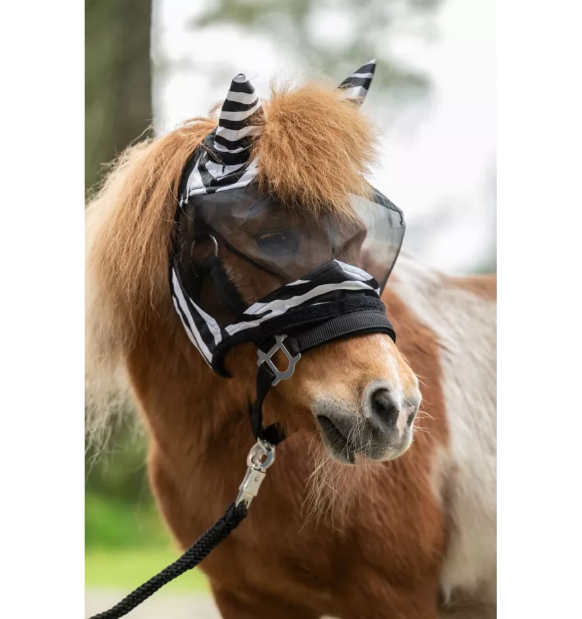 Maska zebra dla szetlanda