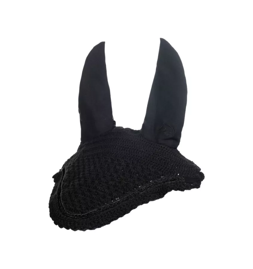 Nauszniki dla konia Daphne błękit cob