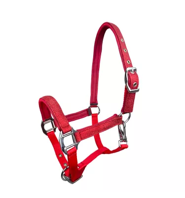 Kantar żrebięcy z brokatem Aston czarny