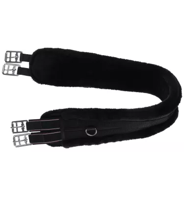 Popręg ze sztucznym futrem 110 cm