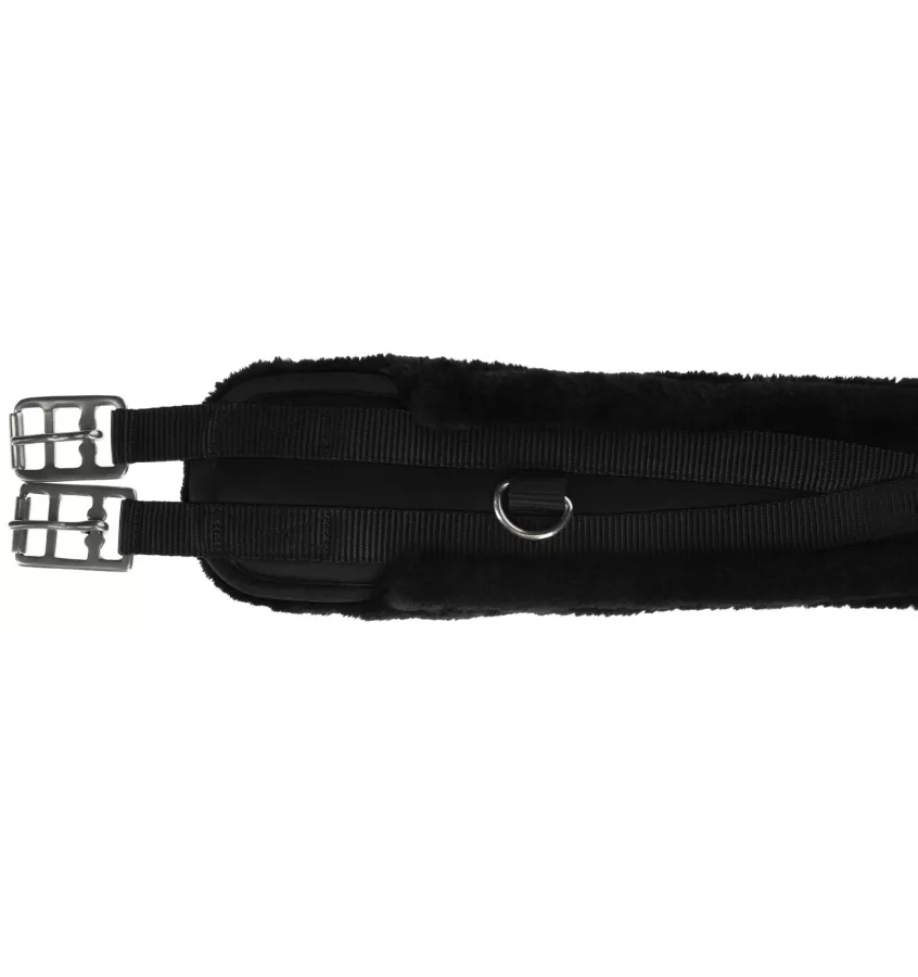 Popręg ze sztucznym futrem 110 cm