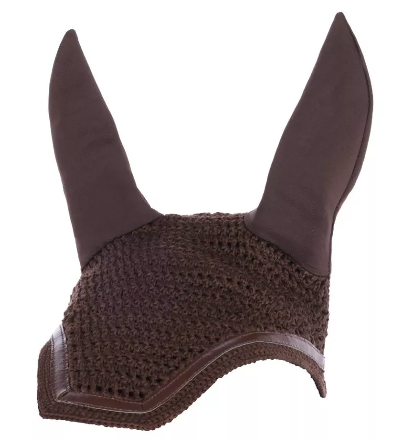 Nauszniki dla konia Linea biały cob/full