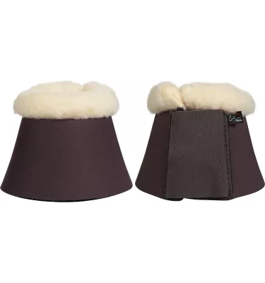 Kaloszki neoprenowe z futerkiem biały cob