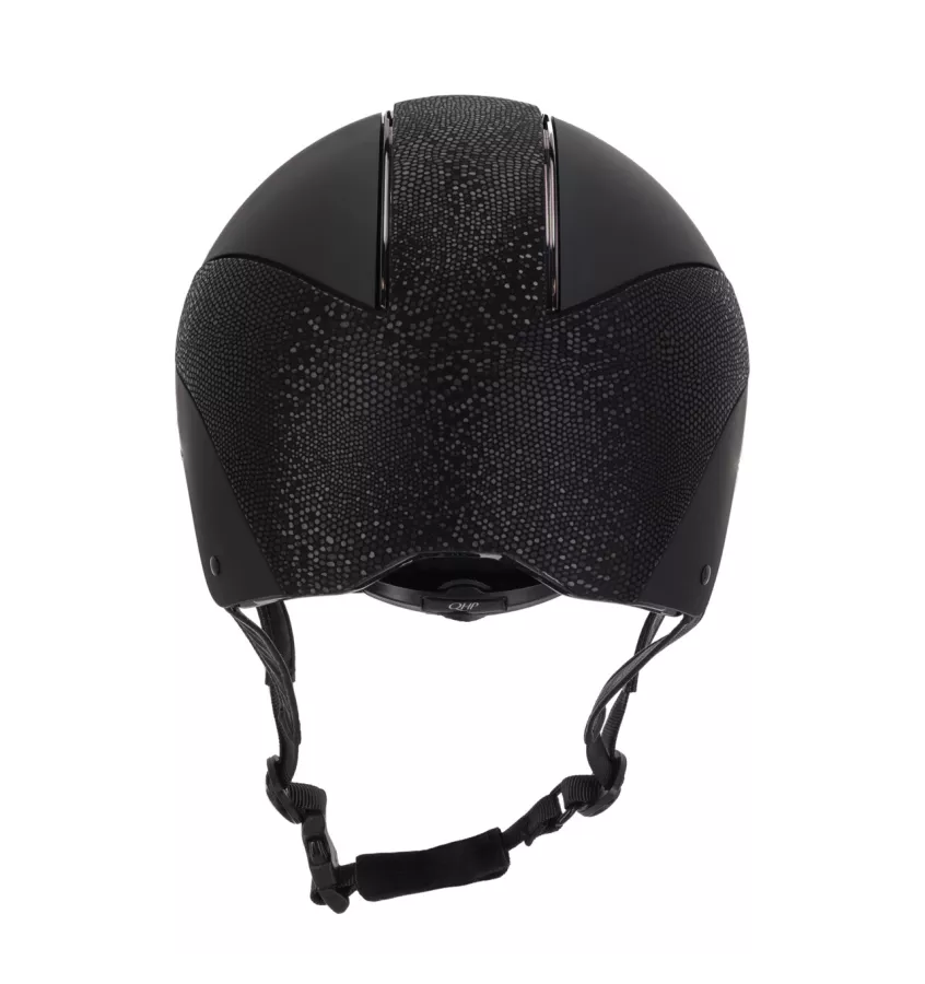 Kask jeździecki z szerokim daszkiem Detroit czarny 55-57