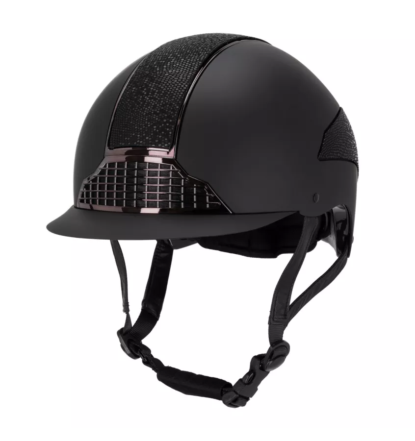 Kask jeździecki Detroit czarny 51-55