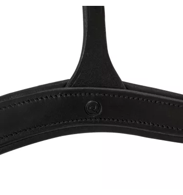 Napierśnik skórzany z rączką czarny full