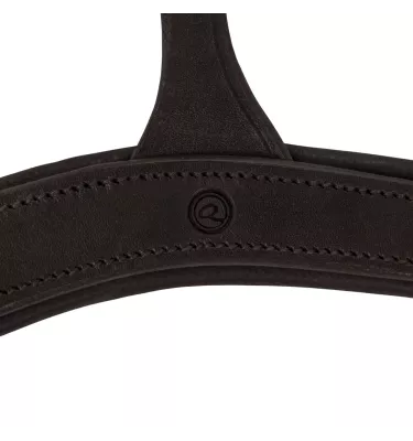 Napierśnik skórzany z rączką brąz cob