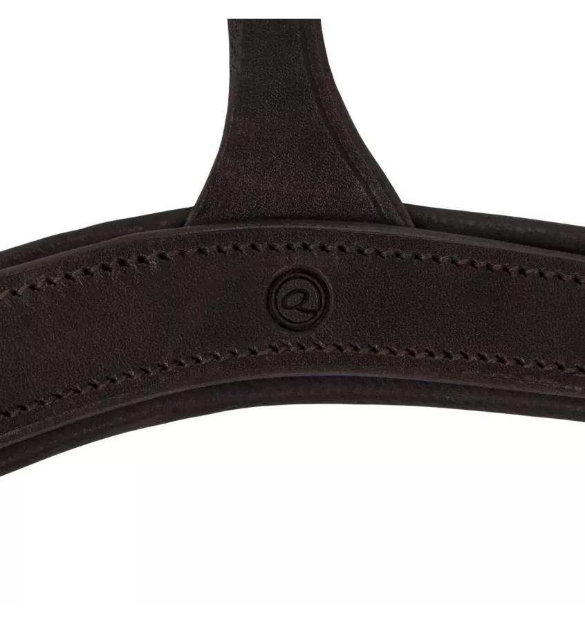 Napierśnik skórzany z rączką brąz cob