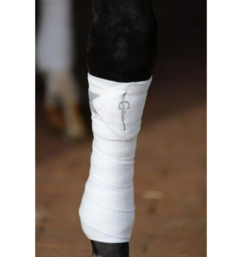 Owijki polarowe dla konia Empara biały