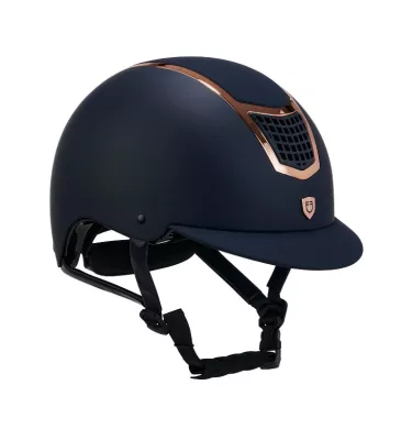 Kask jeździecki Equestro czarny/róż S