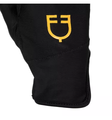 Rękawiczki jeździeckie Equestro Special czarne L