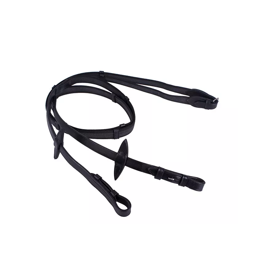 Wodze Anti-slip ze stoperami brąz