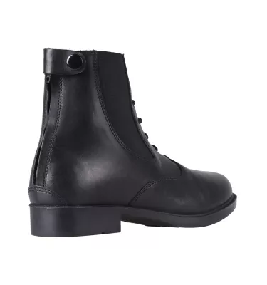 Buty jeździeckie skórzane Tulsa czarny 37