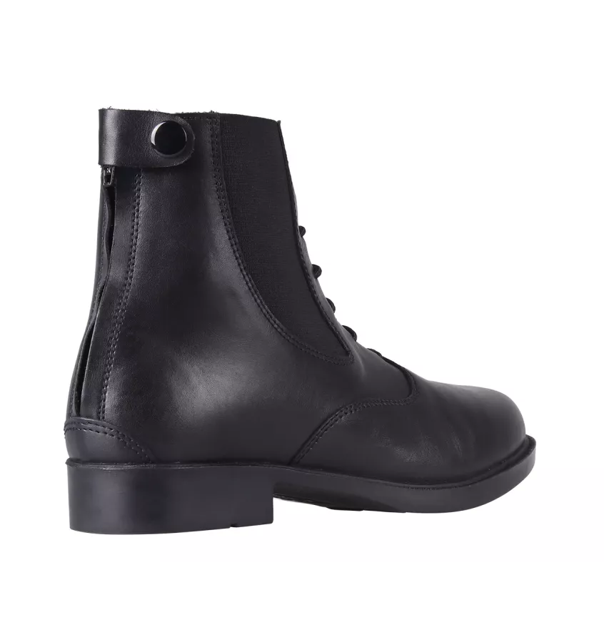 Buty jeździeckie skórzane Tulsa czarny 37