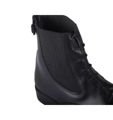 Buty jeździeckie skórzane Tulsa czarny 37