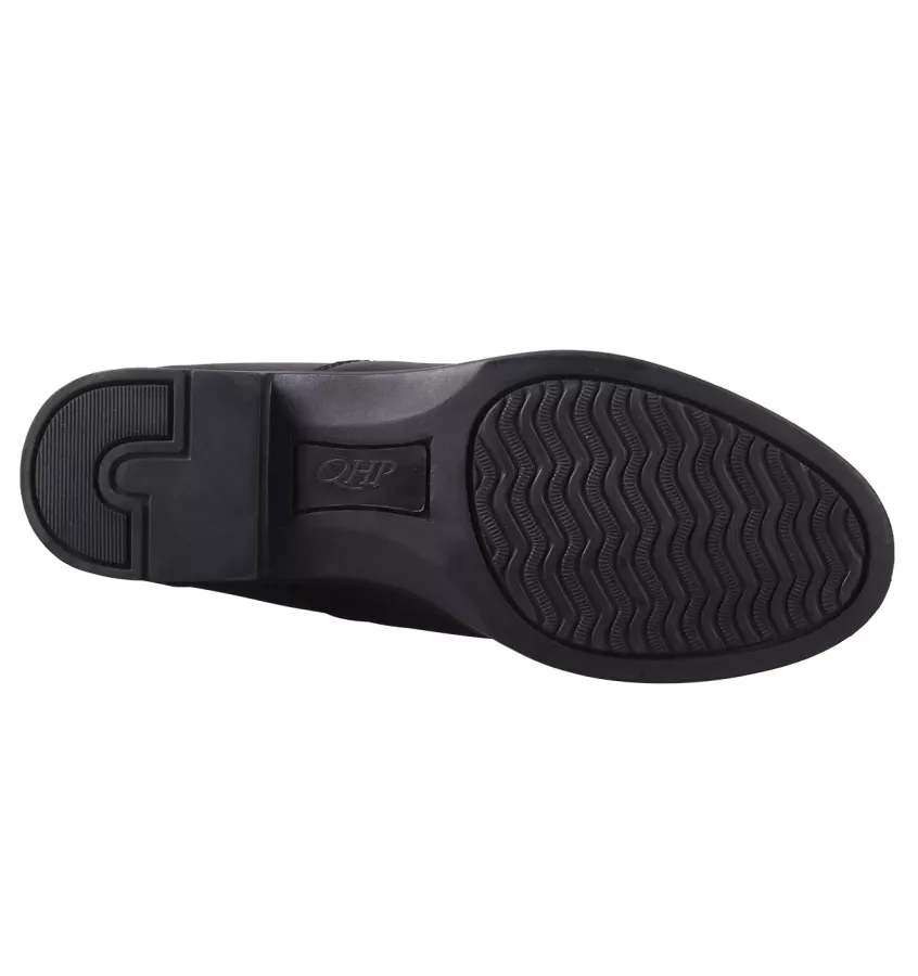 Buty jeździeckie skórzane Tulsa czarny 37