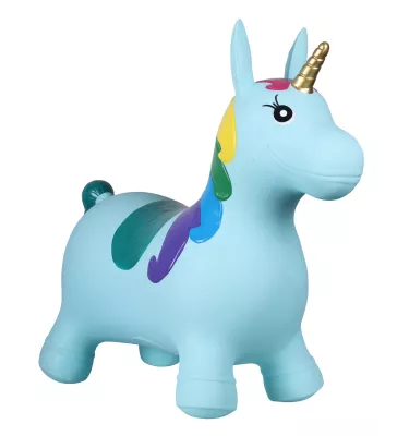 Jednorożec do skakania niebieski