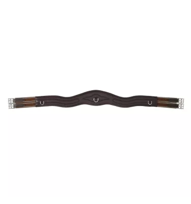 Popręg skórzany profilowany Sensisoft brąz 115