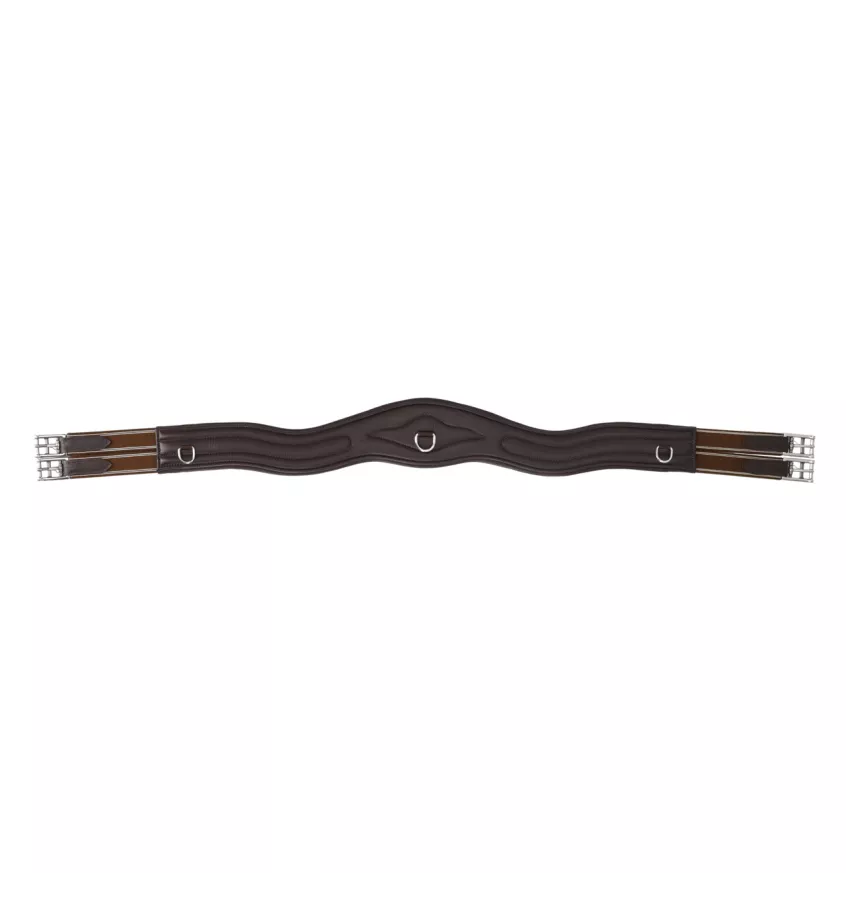 Popręg skórzany profilowany Sensisoft brąz 115