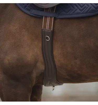 Popręg skórzany profilowany Sensisoft brąz 115