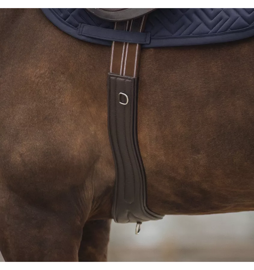 Popręg skórzany profilowany Sensisoft brąz 115