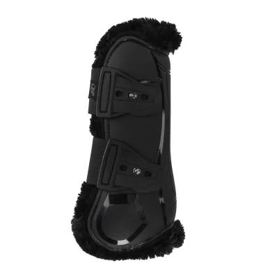 Ochraniacze z ozdobnym futerkiem Sensisoft czarne cob