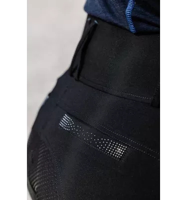 Bryczesy jeździeckie z wysokim stanem czarny 34