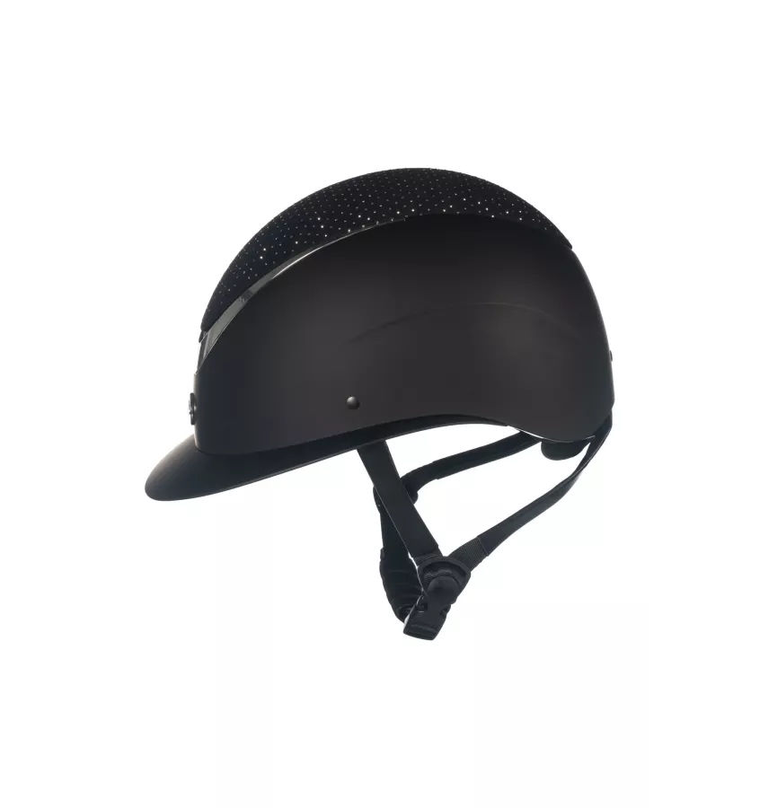Kask jeździecki Alarion Diamond czarny/srebrny M 55-57