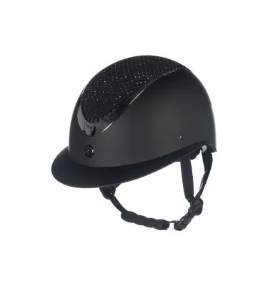 Kask jeździecki Alarion Diamond czarny/srebrny M 55-57