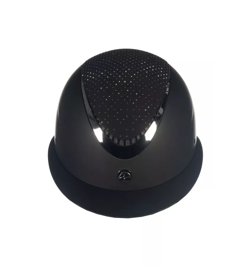 Kask jeździecki Alarion Diamond czarny/srebrny M 55-57