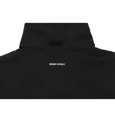 Kurtka jeździecka na deszcz i wiatr Riley czarny L