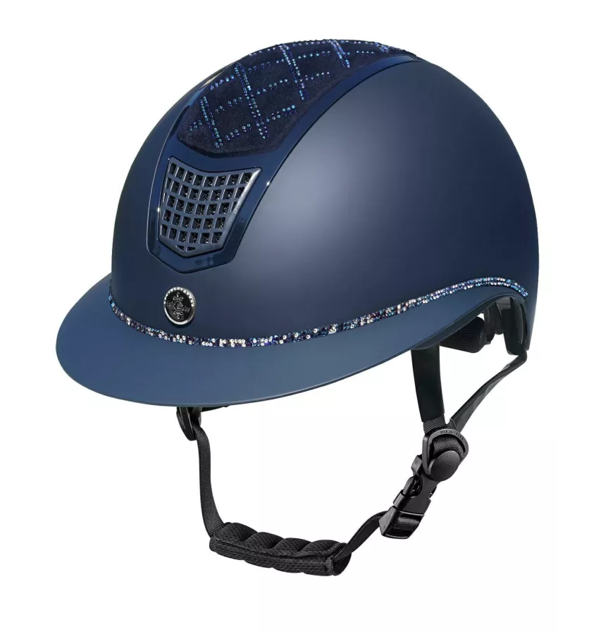 Kask jeździecki Spotlight matowy granat S 53-55