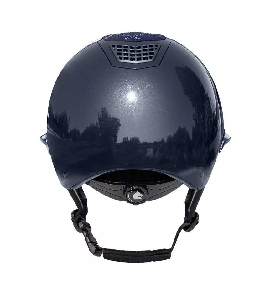 Kask jeździecki Spotlight połysk jagodowy S 53-55