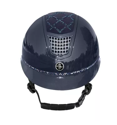 Kask jeździecki Spotlight połysk jagodowy S 53-55