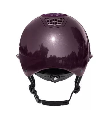 Kask jeździecki Spotlight połysk jagodowy S 53-55
